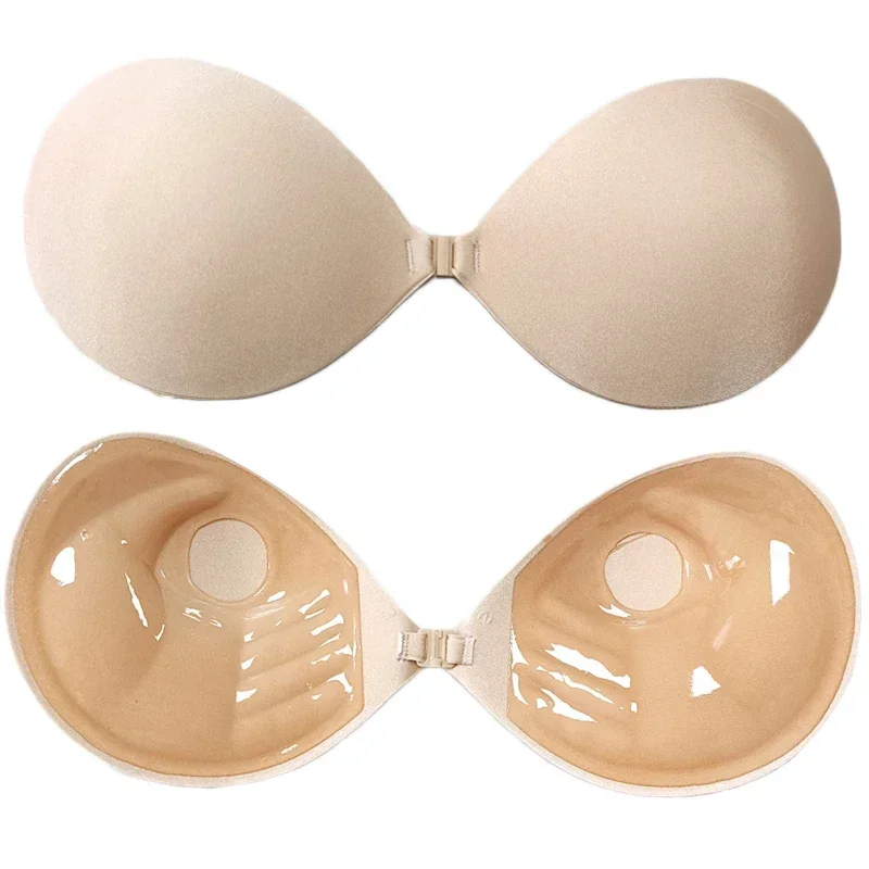 Strapless Bra Adhesive - 1/2 Peças Sutiã Invisível Adesivo para