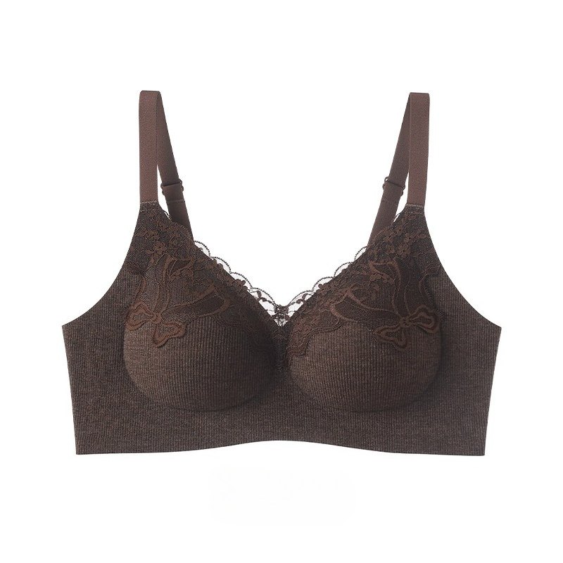 Sutiã de renda canelada, sem a - Lace Bralette Set avaliação e preço